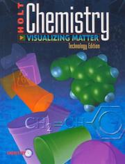 Cover of: Chemistry: Visualizing Matter