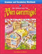 Cover of: Ven Conmigo Grammar and Vocabulary: Level 2