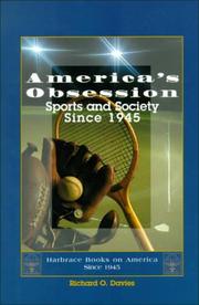 Cover of: America's obsession: sports and society since 1945