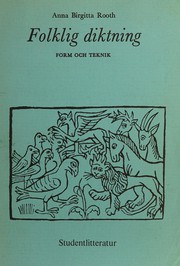 Cover of: Folklig diktning: form och teknik