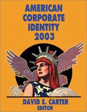 Cover of: American Corporate Identity 2003 (American Corporate Identity) | David E. Carter