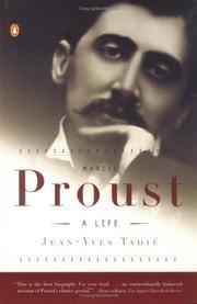 Cover of: Marcel Proust by Jean-Yves Tadie