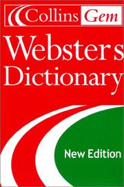 Cover of: Collins Gem Webster's Dictionary (2nd Edition)