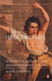 Cover of: Holy Madness by Adam Zamoyski