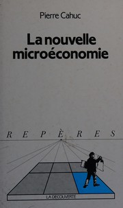 Cover of: La nouvelle microéconomie