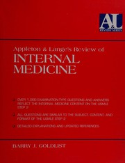 Cover of: Appleton & Lange's review of internal medicine