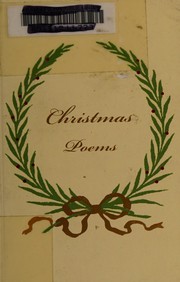 Cover of: Christmas poems