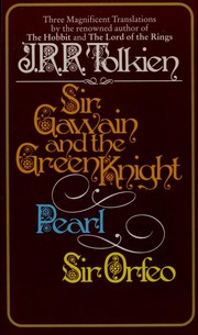 Cover of: Sir Gawain and the Green Knight, Pearl, and Sir Orfeo by translated by J. R. R. Tolkien.