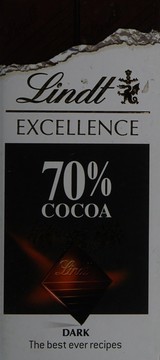 Cover of: Lindt excellence 70 % cocoa: the best ever recipes
