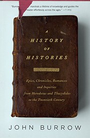 Cover of: A History of Histories by John Burrow