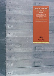 Cover of: Diccionario del habla de la baja Ribagorza occidental by 