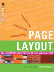 Cover of: Page Layout | Roger Walton