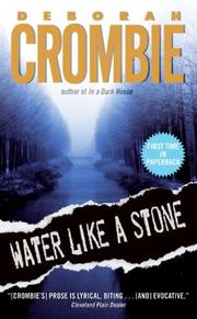 Cover of: Water Like a Stone: A Novel (Duncan Kincaid/Gemma James Novels)