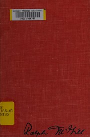 Cover of: A church, a school. by Ralph McGill