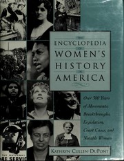 The encyclopedia of women's history in America by Kathryn Cullen-DuPont