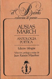 Cover of: Antología poética by Ausiàs March