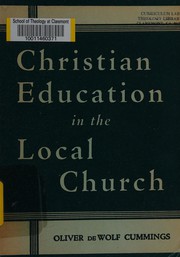 Cover of: Christian education in the local church