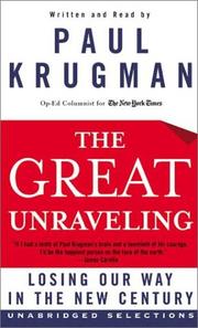 Cover of: The Great Unraveling by Paul R. Krugman