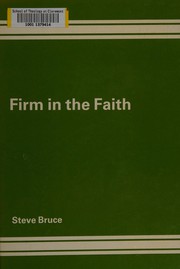 Cover of: Firm in the faith