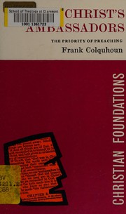 Cover of: Christ's ambassadors by Frank Colquhoun