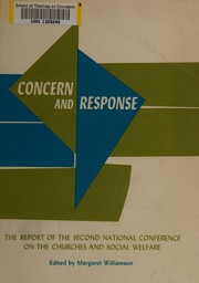 Cover of: Concern and response: report.