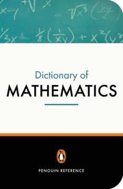 Cover of: The Penguin dictionary of mathematics