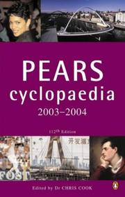 Cover of: Pears Cyclopaedia by Chris Cook