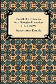 Cover of: Journal of a Residence on a Georgian Plantation