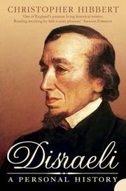 Cover of: Disraeli by Christopher Hibbert