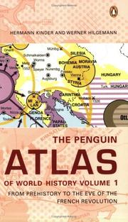 Cover of: The Penguin Atlas of World History: Volume 1 by Hermann Kinder, Werner Hilgemann