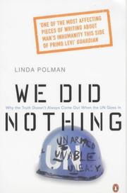 Cover of: We Did Nothing by Linda Polman