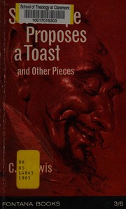 Cover of: The screwtape letters & Screwtape proposes a toast.