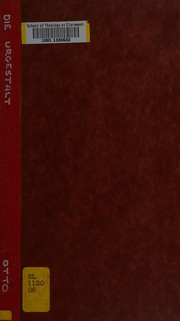 Cover of: Die urgestalt der Bhagavad-gītā