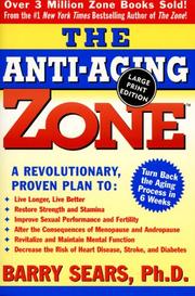 Cover of: The Anti-Aging Zone | Barry Sears