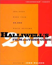 Cover of: Halliwell's Film & Video Guide 2001 (Halliwell's Film and Video Guide, 2001)