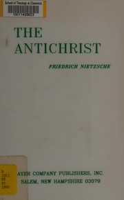 Cover of: The Antichrist by Friedrich Nietzsche