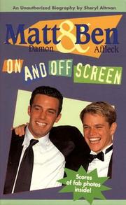 Cover of: Matt Damon & Ben Affleck by Sheryl Altman