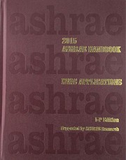 Cover of: 2015 ASHRAE Handbook -- HVAC Applications  -
