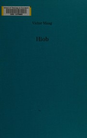 Cover of: Hiob: Wandlung und Verarbeitung des Problems in Novelle, Dialogdichtung und Spätfassungen