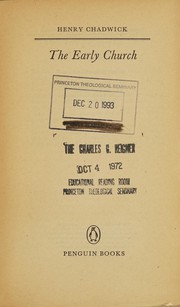 Cover of: The early church.