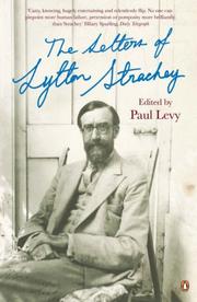 Cover of: Letters of Lytton Strachey by Paul Levy          