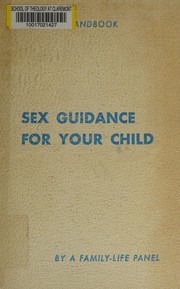 Cover of: Sex guidance for your child