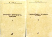 Cover of: Evolución penitenciaria en España 