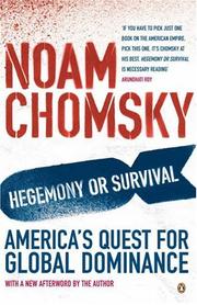 Cover of: Hegemony or Survival? by Noam Chomsky