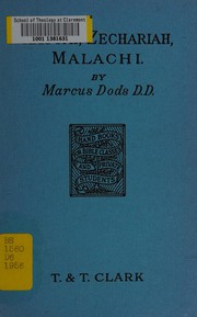 Cover of: The post-exilian prophets by Dods, Marcus