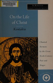 Cover of: On the Life of Christ: Kontakia (Sacred Literature Series)