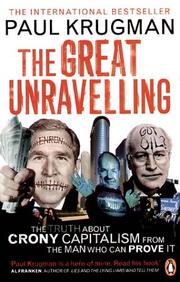 Cover of: The Great Unravelling