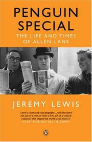Cover of: The Life and Times of Allen Lane (Penguin Special)