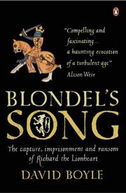 Cover of: Blondel's Song