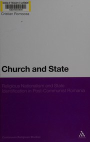 Cover of: Church and state by Cristian Romocea